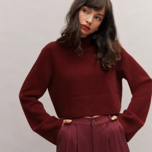 Reformation Garret Cashmere Cropped S